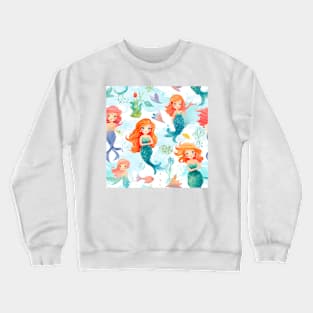 Mermaids Pattern 15 Crewneck Sweatshirt